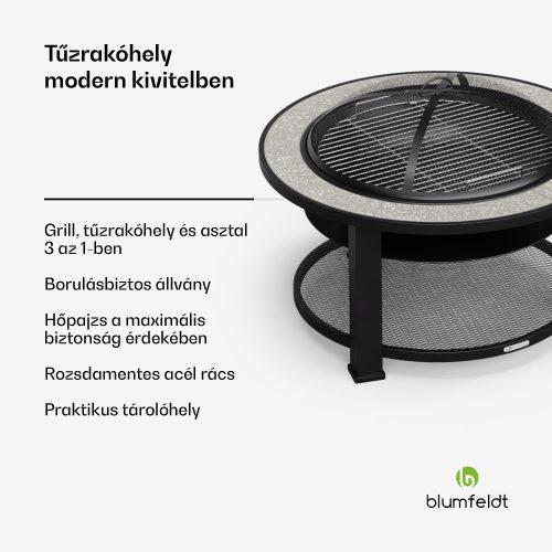 tűzrakóhely grill funkcióval
