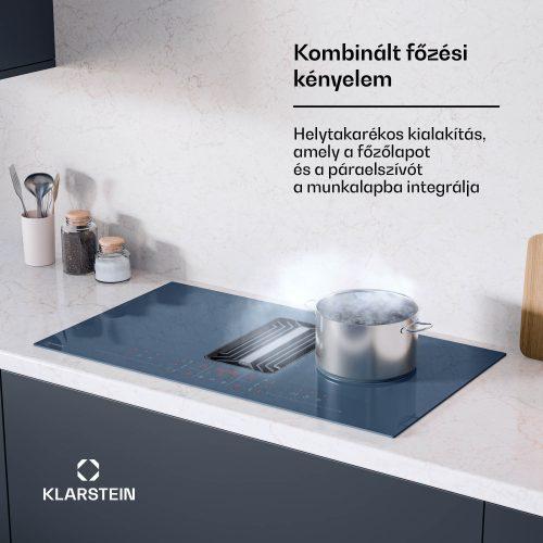 Indukciós főzőlap + páraelszívó