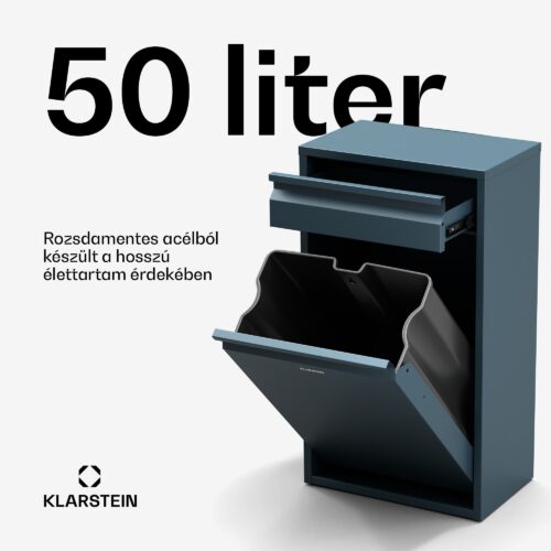 Klarstein Ordnungshüter konyhai szemetes 50 L fiókkal - Image 2