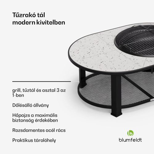 tűzrakóhely 3 az 1-ben