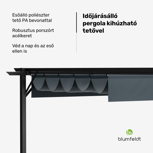 3x3 m időjárásálló porszórt acél