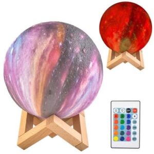 3D LED-es hangulat lámpa - 16 különböző színben