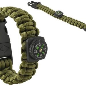 5 az 1-ben túlélő paracord karkötő zöld színben (WNDR6063)