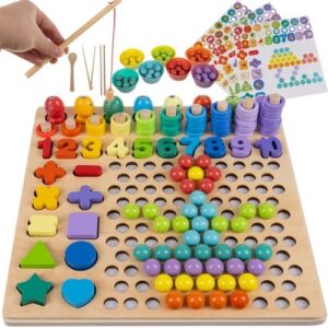 Készségfejlesztő 3 az 1-ben tábla puzzle