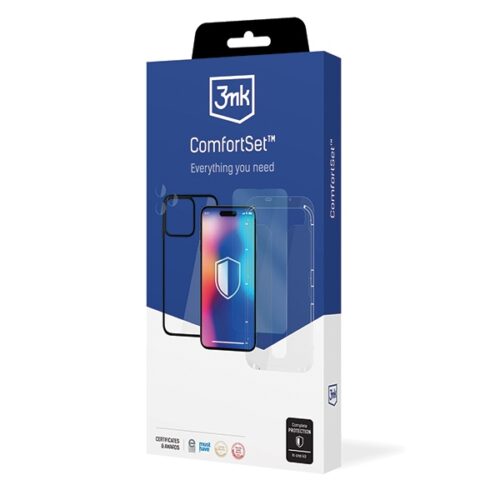 3MK Comfort Set 4 az 1-ben iPhone 15 Pro 6.1" védő tartozékkészlet 4 az 1-ben fólia - Image 2