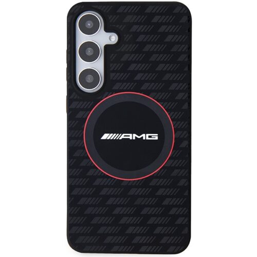 AMG AMHMS24M23SMRK Samsung S24+ S926 fekete keménytok szilikon Carbon MagSafe minta - Image 2