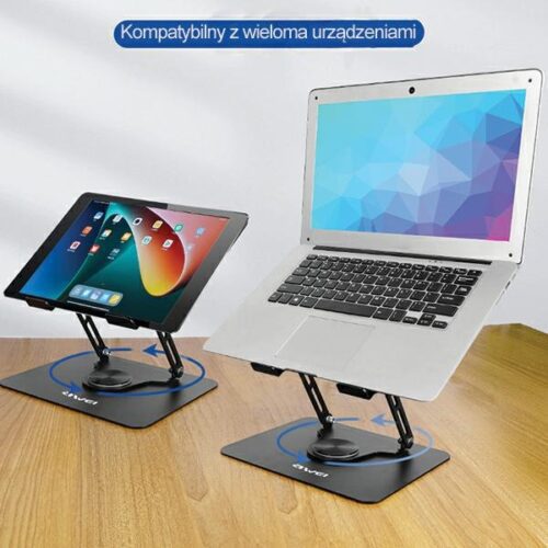 AWEI asztali állvány X46 laptophoz 16" fekete - Image 2