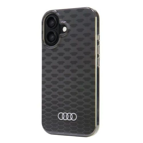 Audi AU-IMLMIP16-Q5/D3-BK IML Stitching Pattern MagSafe keménytok iPhone 16 - fekete - Image 2