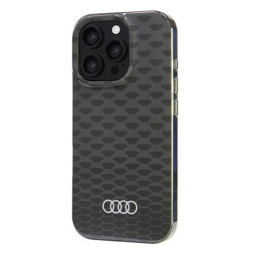 Audi AU-IMLMIP16P-Q5/D3-BK IML Stitching Pattern MagSafe tok iPhone 16 Pro - fekete - Image 2