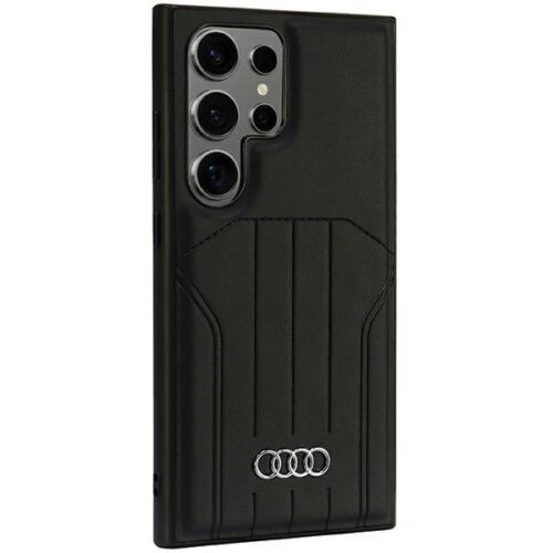Audi AU-TPUPCMS24U-Q5/D1-BK műbőr MagSafe-kompatibilis keménytok Samsung Galaxy S24 Ultra - fekete - Image 2