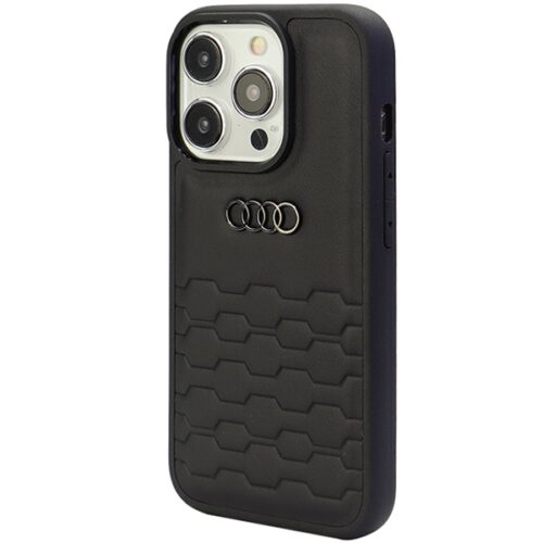 Audi GT Szintetikus bőr iPhone 15 Pro 6.1 "fekete keménytok AU-TPUPCIP15P-GT/D2-BK - Image 2