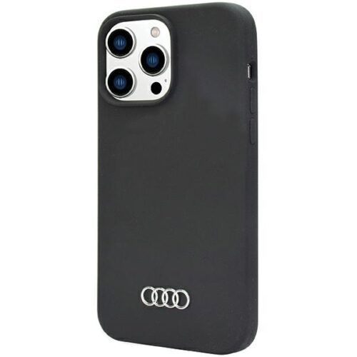 Audi szilikon tok iPhone 14 Pro 6.1" fekete keménytok AU-LSRIP14P-Q3/D1-BK - Image 2