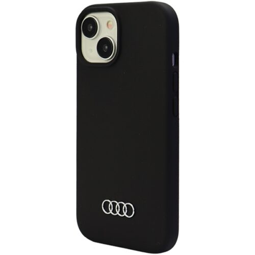 Audi szilikon tok iPhone 15 6.1" fekete keménytok AU-LSRIP15-Q3/D1-BK - Image 2