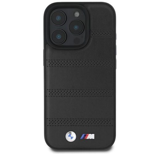 BMW BMHMP16L23PUSPK M Perforated And Stitched Line MagSafe tok iPhone 16 Pro - fekete - Image 2