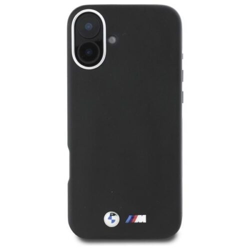 BMW BMHMP16M23PMWK M Smooth Full Wrapped Metal MagSafe-kompatibilis keménytok iPhone 16 Plus - fekete - Image 2