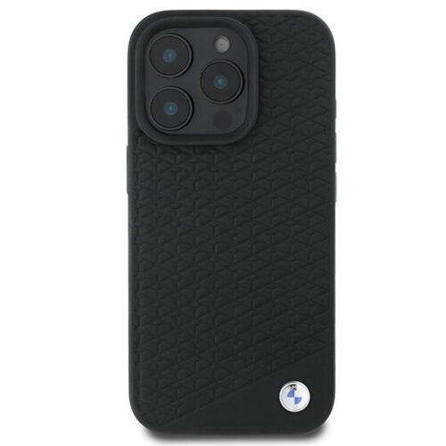 BMW BMHMP16X23RDDK Sign Leather Diamond Metal Logo MagSafe tok iPhone 16 Pro Max - fekete - Image 2