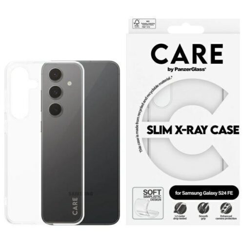 CARE by PanzerGlass Slim X-Ray tok Samsung Galaxy S24 FE - átlátszó