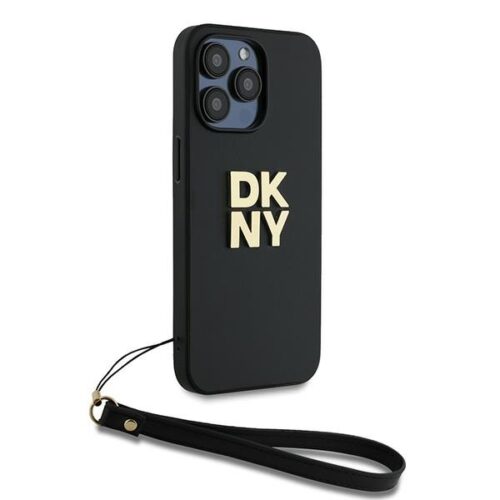 DKNY DKHCP14LPBSWSK Wrist Strap Stock Logo tok iPhone 14 Pro - fekete - Image 2