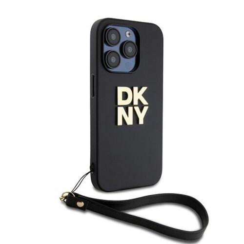DKNY DKHCP15LPBSWSK Wrist Strap Stock Logo tok iPhone 15 Pro - fekete - Image 2
