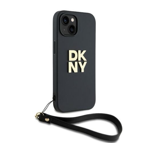 DKNY DKHCP15MPBSWSK Wrist Strap Stock Logo tok iPhone 15 Plus - fekete - Image 2