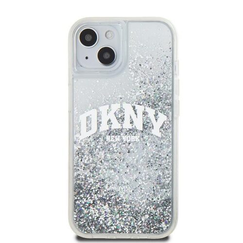 DKNY DKHCP15SLBNAET Liquid Glitter Big Logo tok iPhone 15 - fehér - Image 2