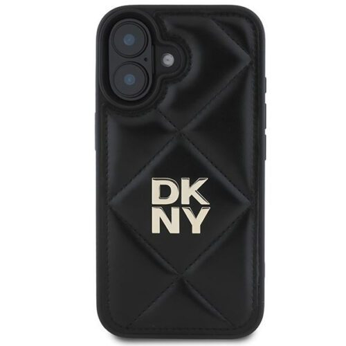 DKNY DKHCP16SPQDSLK Quilted Stack Logo tok iPhone 16 - fekete - Image 2