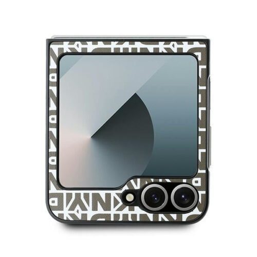 DKNY DKHCZF6PSOSPW Repeat Pattern Bottom Stripe tok Samsung Galaxy Z Flip6 F741 - barna - Image 2