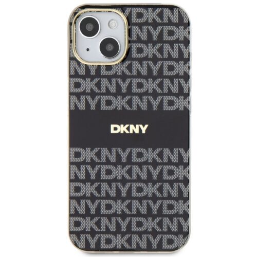 DKNY DKHMP14SHRHSEK IML Mono & Stripe MagSafe-kompatibilis tok iPhone 14 - fekete - Image 2