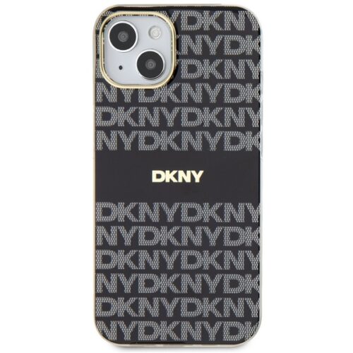 DKNY DKHMP15SHRHSEK IML Mono & Stripe MagSafe-kompatibilis tok iPhone 15 - fekete - Image 2
