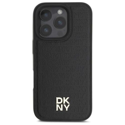 DKNY DKHMP16LPSHRPSK Repeat Pattern Stack Logo MagSafe-kompatibilis keménytok iPhone 16 Pro - fekete - Image 2