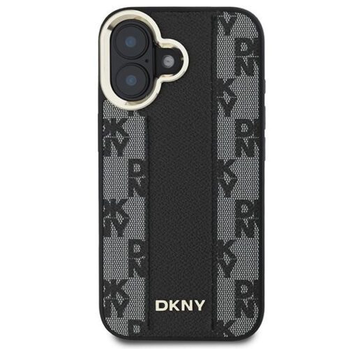 DKNY DKHMP16MPCPVSLK Checkered Pattern Magsafe keménytok iPhone 16 Plus - fekete - Image 2