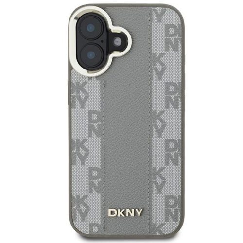 DKNY DKHMP16SPCPVSLE Checkered Pattern Magsafe keménytok iPhone 16 - bézs - Image 2