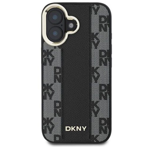 DKNY DKHMP16SPCPVSLK Checkered Pattern Magsafe keménytok iPhone 16 - fekete - Image 2