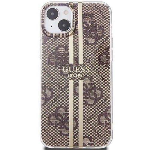Eredeti tok GUESS GUHCP15MH4PSEGW iPhone 15 Plus (4G arany Stripe / barna) - Image 2