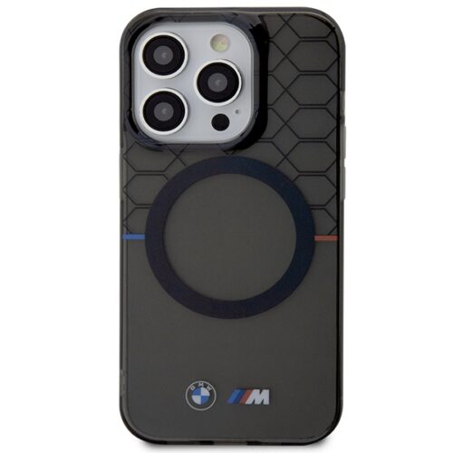 Etui BMW BMHMP14XHGPK iPhone 14 Pro Max 6.7" szürke keménytok Pattern MagSafe minta - Image 2