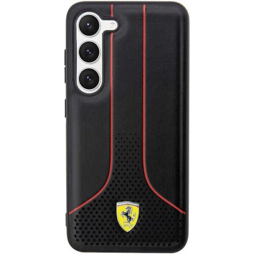 Ferrari FEHCS23MPCSK Samsung Galaxy S23+ S916 fekete keménytok perforált 296 P - Image 2