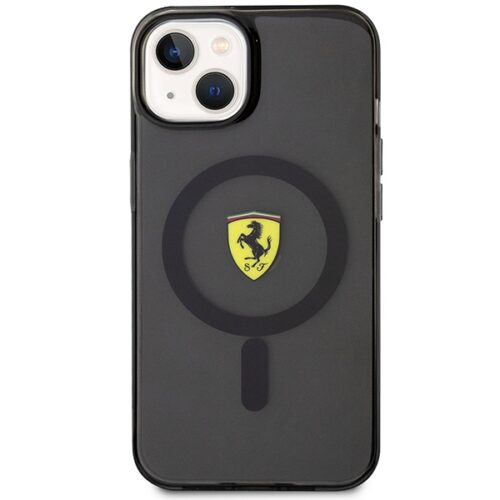 Ferrari FEHMP14SURKK iPhone 14 6.1" fekete keménytok áttetsző Magsafe - Image 2