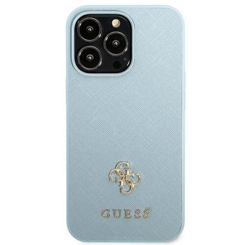 1" kék Saffiano 4G kis fém logós keménytok
