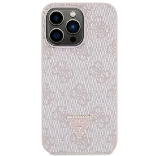 Guess GUHCP13XP4TDSCPP iPhone 13 Pro Max 6.7" rózsaszín keménytok Crossbody 4G fém logó - Image 2