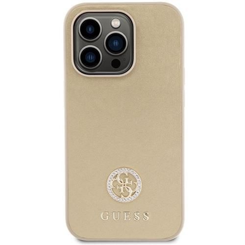 Guess GUHCP15LPS4DGPD Strass Metal Logo tok iPhone 15 Pro - arany - Image 2