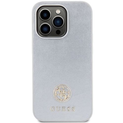 Guess GUHCP15LPS4DGPS Strass Metal Logo tok iPhone 15 Pro - ezüst - Image 2