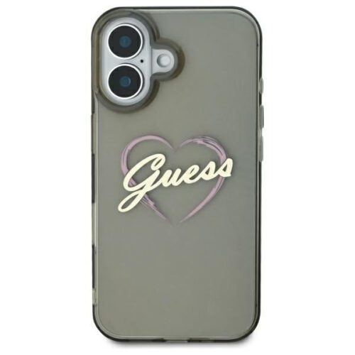 Guess GUHCP16SHCHGSPK IML Heart keménytok iPhone 16 - fekete - Image 2