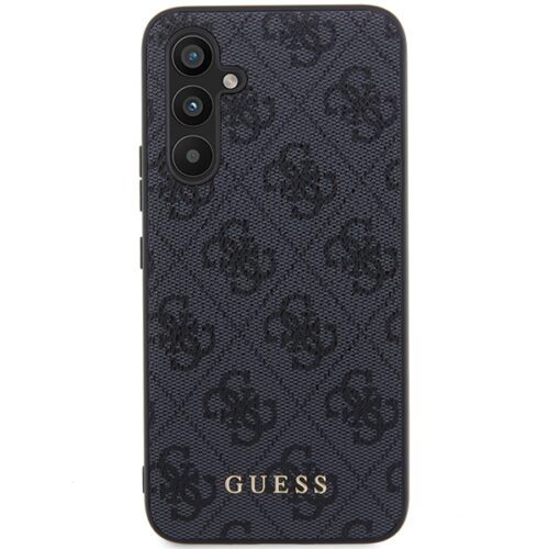 Guess GUHCS23FEG4GFGR S23 FE S711 szürke keménytok 4G fém arany logó - Image 2