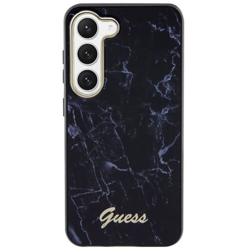 Guess GUHCS23MPCUMAK Samsung Galaxy S23 +S916 fekete keménytok Márvány - Image 2