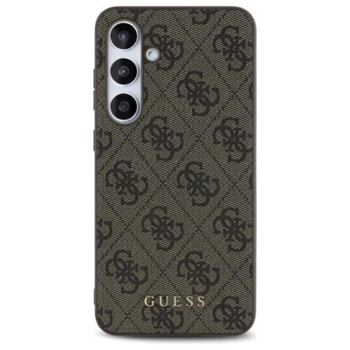 Guess GUHCS24FEG4GFBR 4G Metal Gold Logo keménytok Samsung Galaxy S24 FE - barna - Image 2