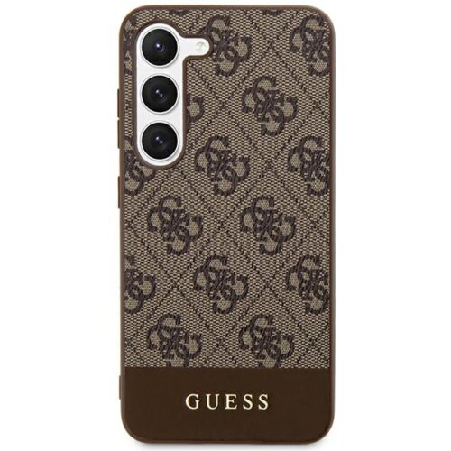 Guess GUHCS24MG4GLBR S24+ S926 barna keménytok 4G Stripe kollekció - Image 2