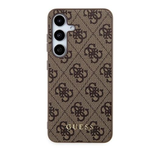 Guess GUHCS24SG4GFBR 4G Metal Gold Logo keménytok Samsung Galaxy S24 - barna - Image 2
