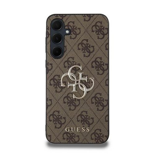 Guess GUHCSA354GMGBR 4G Big Metal Logo keménytok Samsung Galaxy A35 - barna - Image 2