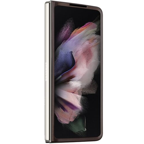 Guess GUHCZFD5P4TDPW F946 Z Fold5 barna keménytok bőr 4G háromszög Strass - Image 2