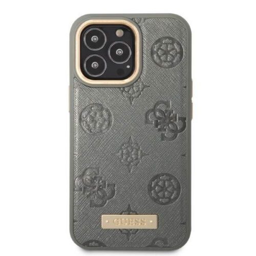 1" szürke Peony Logo Plate MagSafe keménytok